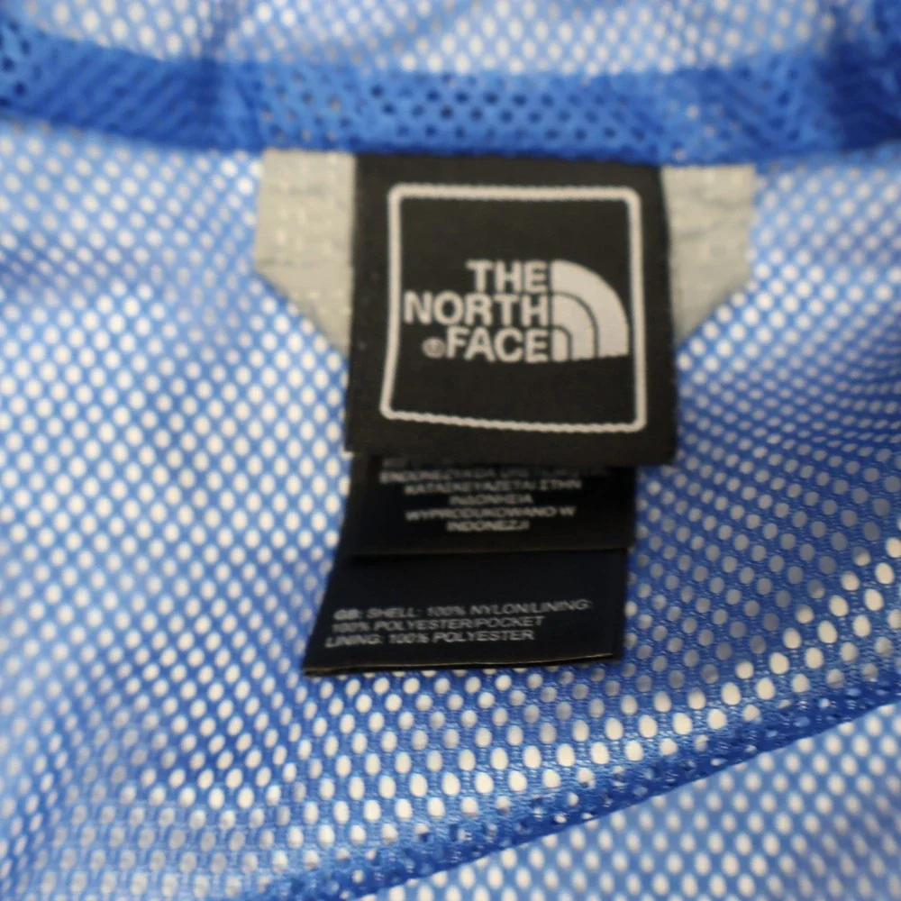North Face Zipline Jacket Boys Large 14/16 Gray Rain Wind Waterproof Mesh Lined